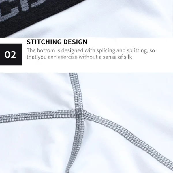Men's Single Leg Basketball Leggings, Compression Pants, Long Pants - Image 4