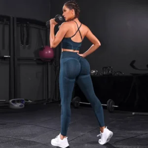 Yoga set for women, 2-piece tracksuit, workout sportswear, high-waisted leggings