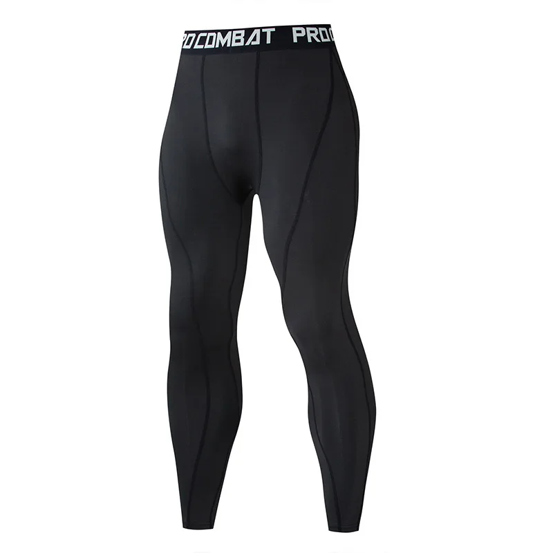 Men’s tight compression leggings with quick-dry fabric, jogging pants